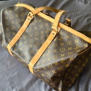Authentic Louis Vuitton Holdall Bag Travel Bag